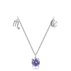 Zodiac Charm Pendant Necklace