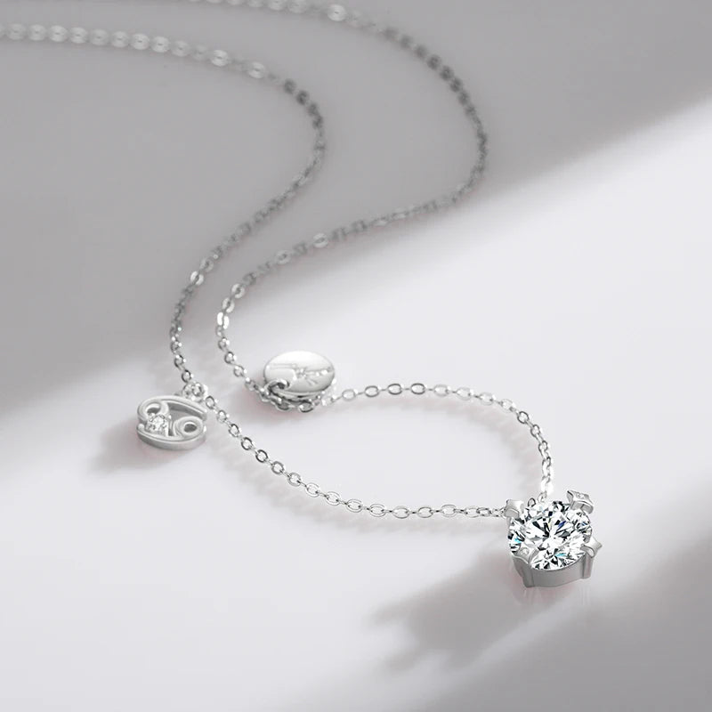 Zodiac Charm Pendant Necklace