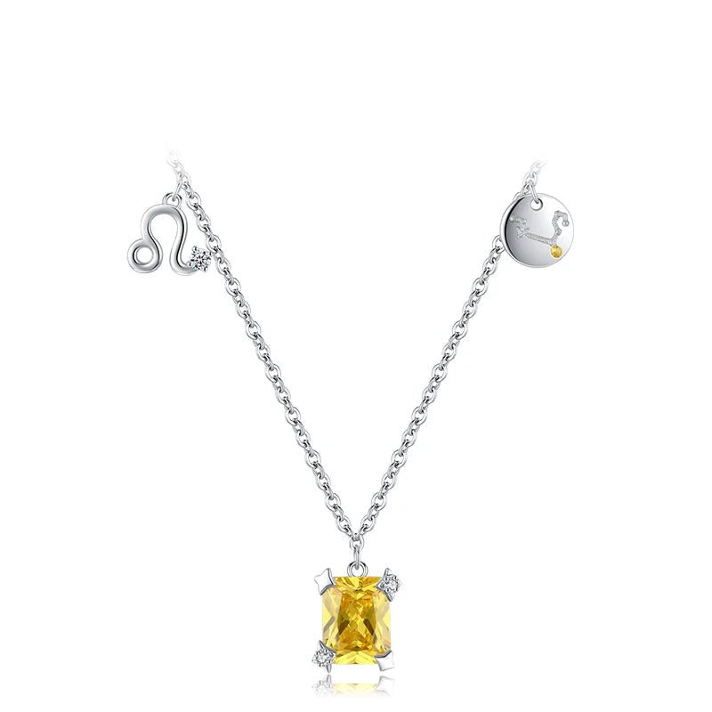 Zodiac Charm Pendant Necklace