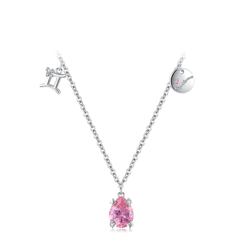 Zodiac Charm Pendant Necklace