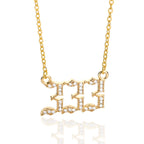 Angel Number Necklace - Bling