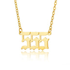 Collar con número de ángel -2 