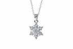 Sparkling Snowflake Necklace