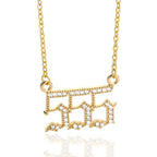 Collar con número de ángel -2 