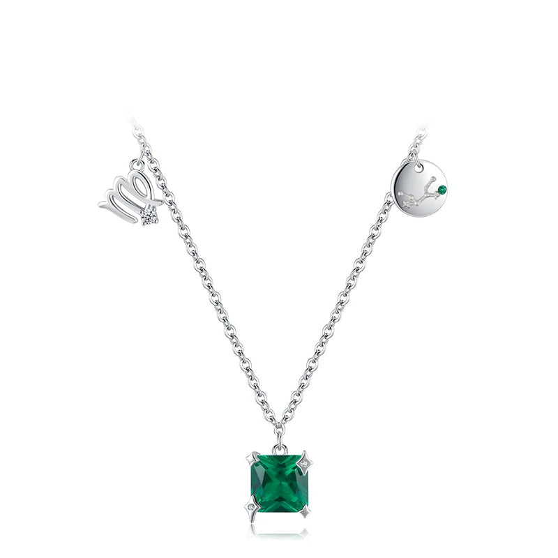 Zodiac Charm Pendant Necklace