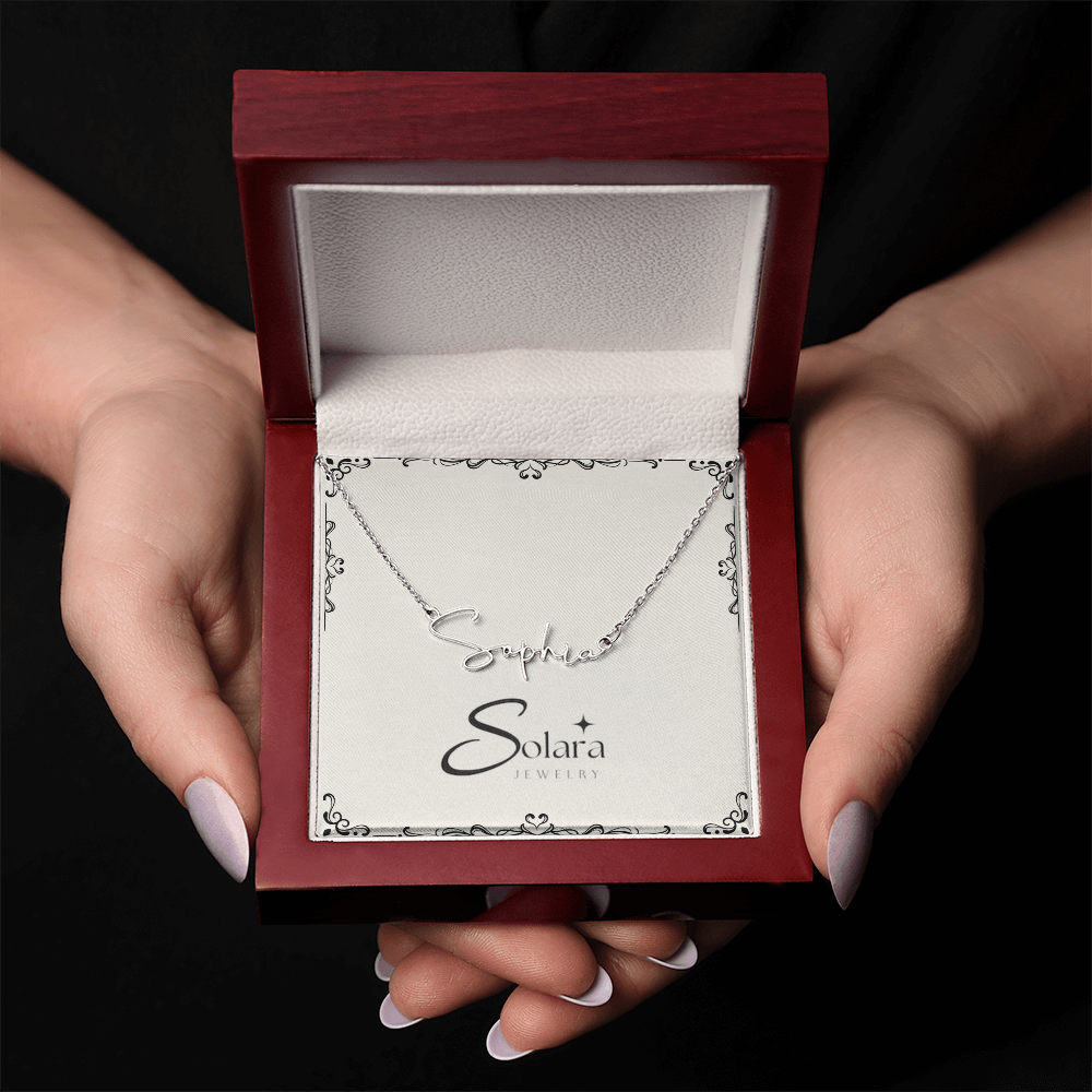 Signature Name Necklace
