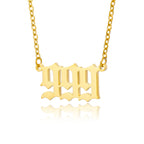 Collar con número de ángel -2 