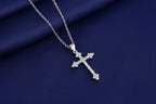 Sparkling Cross Pendant Necklace
