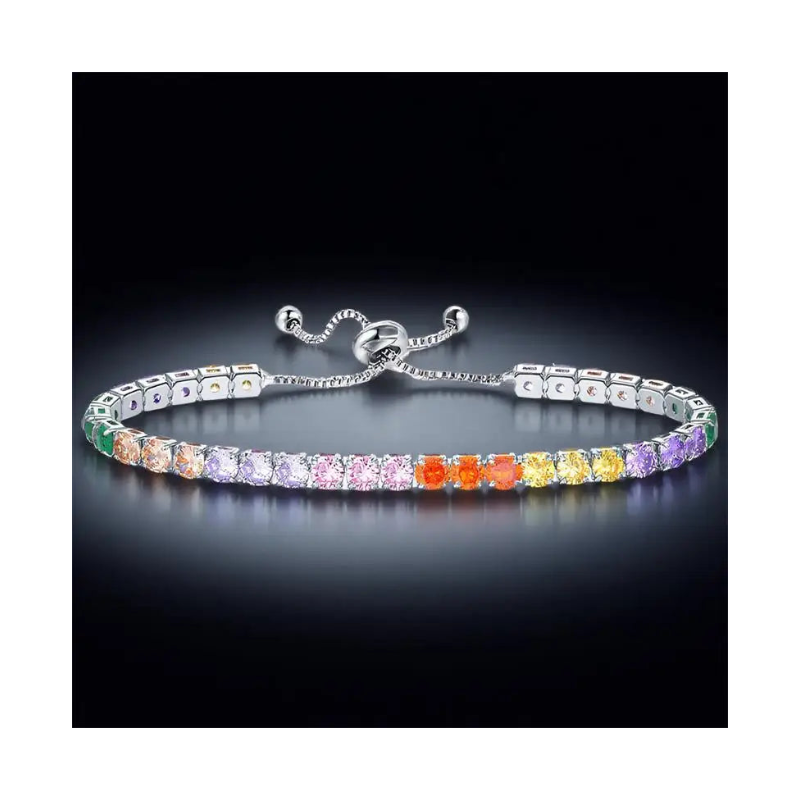 Multicolor Tennis Bracelet