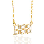 Angel Number Necklace - Bling