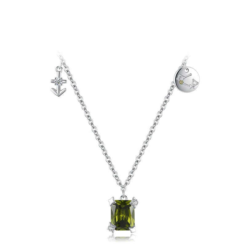 Zodiac Charm Pendant Necklace