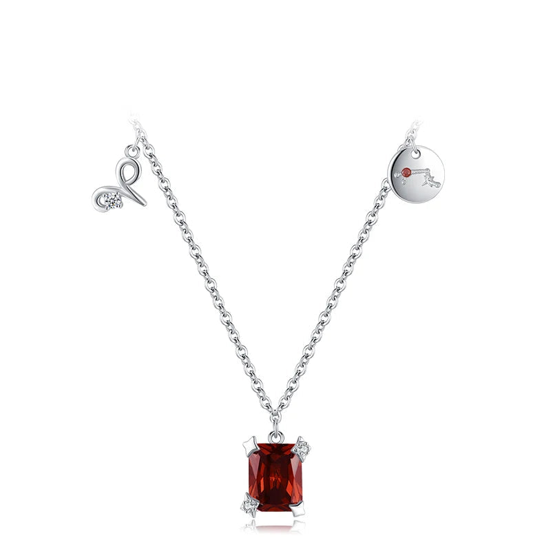 Zodiac Charm Pendant Necklace
